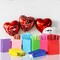 32 Pieces Gift Bags with 32 Tissues, 8 Colors Party Favor Bags with Handles, Rainbow Gift Bags for Wedding, Birthday, Party Supplies and Gifts
